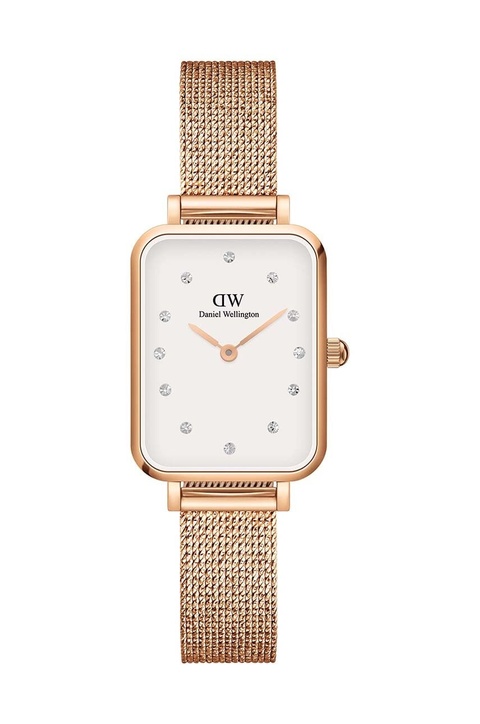 Daniel Wellington zegarek Quadro 20X26 damski kolor różowy - zdjęcie produktu nr 1