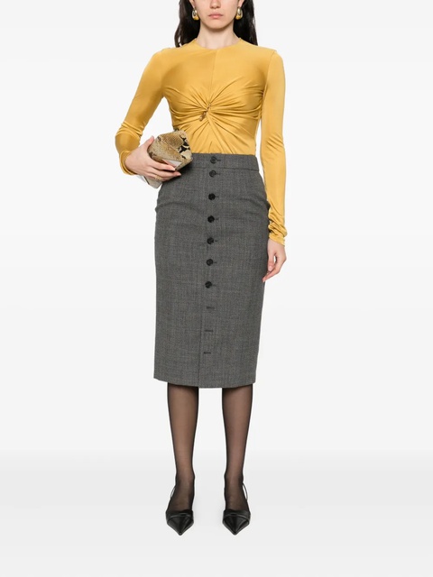 Versace gathered blouse - Gold - zdjęcie produktu nr 1