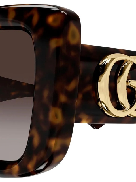 Gucci Eyewear GG1975S logo geometric sunglasses - Brown - zdjęcie produktu nr 2