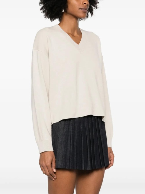 Maje V-neck sweater - Neutrals - zdjęcie produktu nr 2