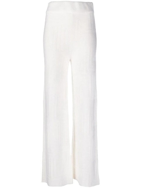 Lanvin knitted cashmere trousers - Neutrals - zdjęcie produktu nr 1