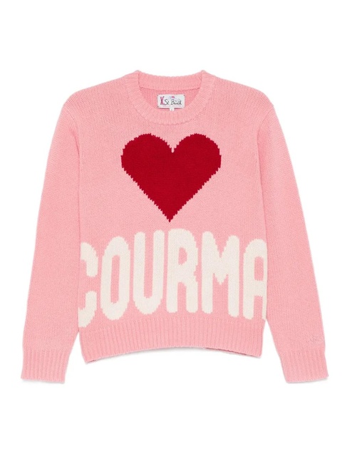 MC2 Saint Barth Kila Courma heart knit sweater - Pink - zdjęcie produktu nr 1