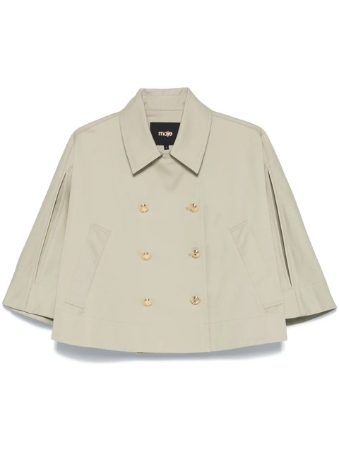 Maje double-breasted cape - Green - zdjęcie produktu nr 1