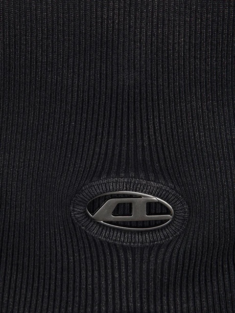 Diesel ribbed knit top - Black - zdjęcie produktu nr 2