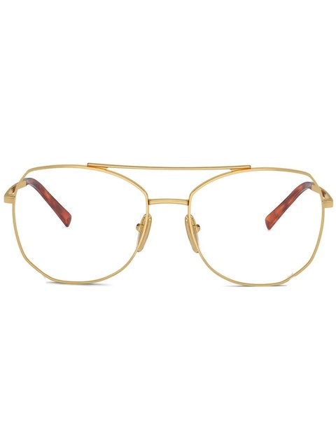 Prada Eyewear PR A58V glasses - Gold - zdjęcie produktu nr 1
