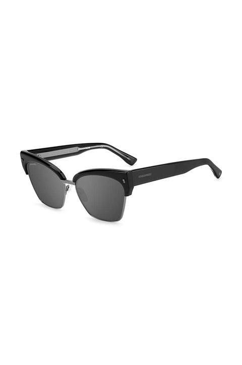 DSQUARED2 okulary przeciwsłoneczne damskie kolor czarny - zdjęcie produktu nr 1