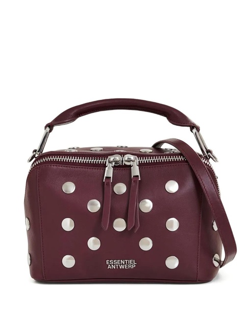 Essentiel Antwerp Imona stud-embellished shoulder bag - Red - zdjęcie produktu nr 1