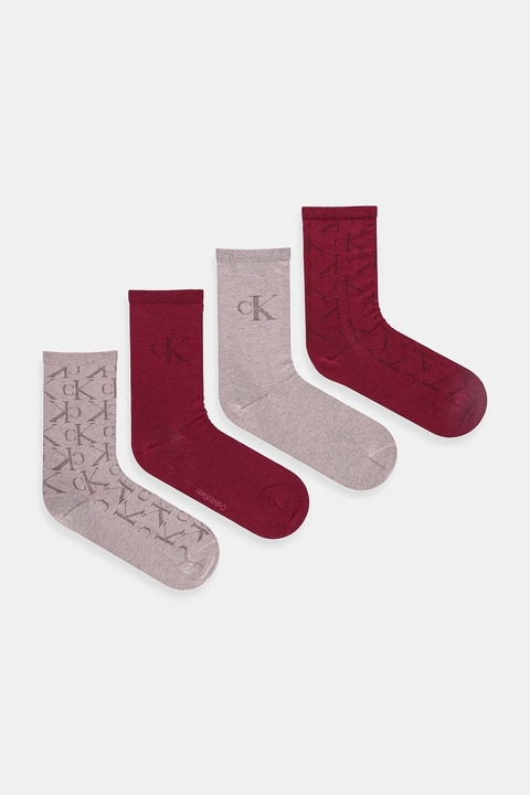 Calvin Klein Jeans skarpetki 4-pack kolor różowy 701235366 - zdjęcie produktu nr 1