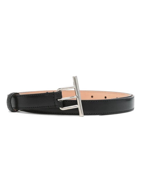 Alexander McQueen leather belt - Black - zdjęcie produktu nr 1