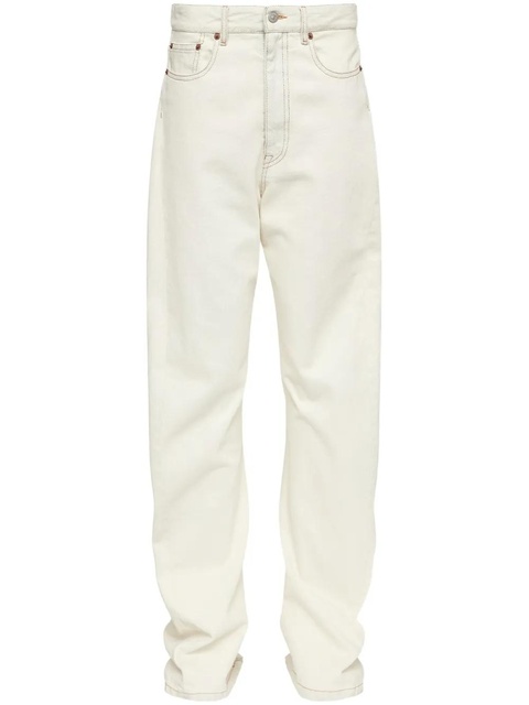 MM6 Maison Margiela five-pockets jeans - White - zdjęcie produktu nr 1