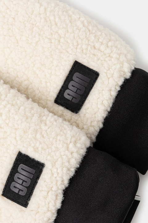 UGG rękawiczki damskie kolor beżowy 101099 - zdjęcie produktu nr 2