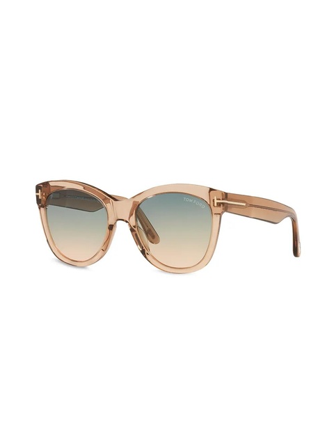 TOM FORD Eyewear square gradient sunglasses - Brown - zdjęcie produktu nr 1