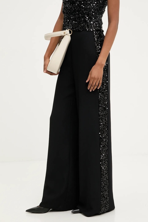 Answear.LAB spodnie damskie kolor czarny szerokie high waist - zdjęcie produktu nr 1