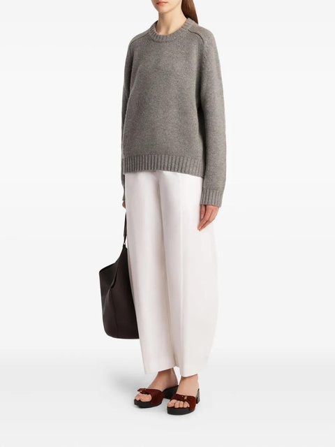 KHAITE Mae shoulder detail knitwear - Grey - zdjęcie produktu nr 2