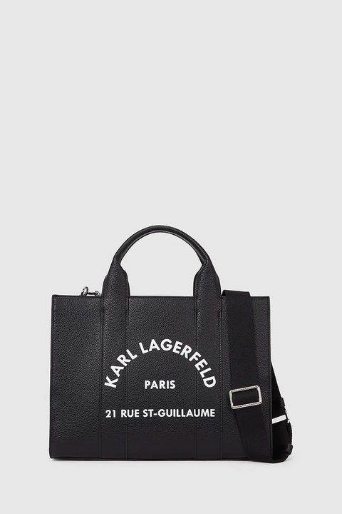 Karl Lagerfeld torebka kolor czarny A4W30264 - zdjęcie produktu nr 1