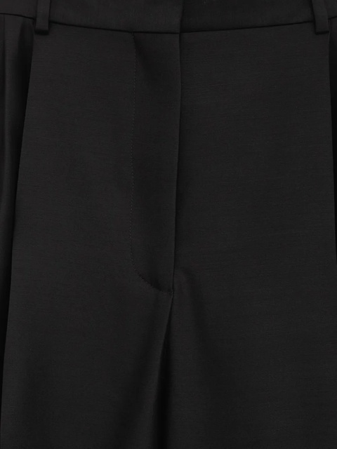LOEWE pleated-cuffed trousers - Black - zdjęcie produktu nr 2