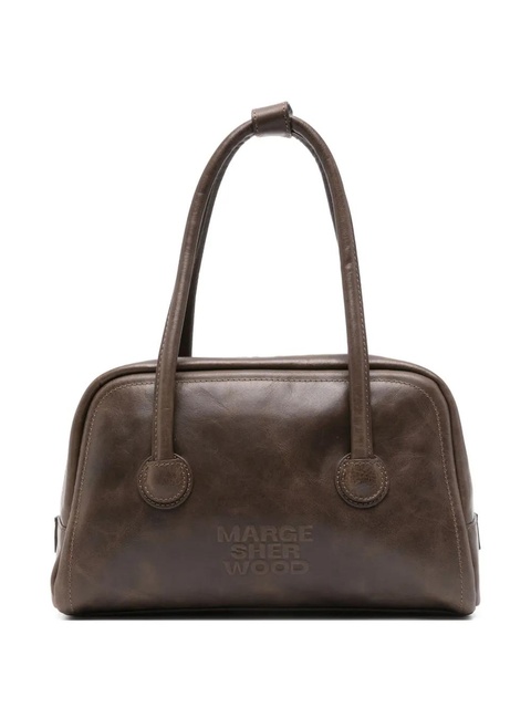 Marge Sherwood top-handle leather tote bag - Brown - zdjęcie produktu nr 1