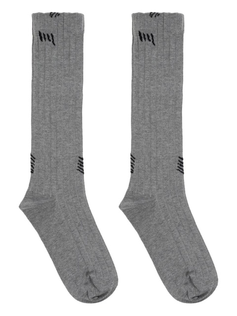 Marni intarsia-knit socks - Grey - zdjęcie produktu nr 1