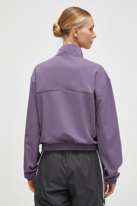 adidas Performance bluza treningowa Training Essentials kolor fioletowy gładka IS3972 - zdjęcie produktu nr 2