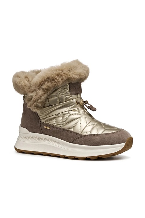 Geox botki D SPHERICA ACTIF X2 damskie kolor brązowy na platformie lekko ocieplone D46WPB 0LV22 C6172 - zdjęcie produktu nr 2