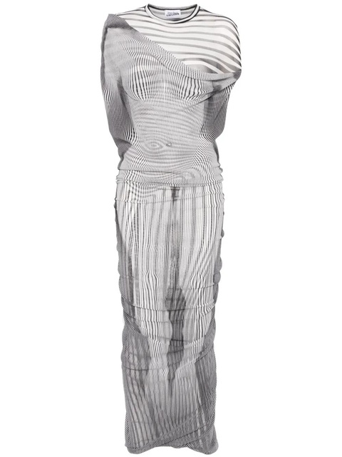 Jean Paul Gaultier The Long Draped Body Morphing maxi dress - Black - zdjęcie produktu nr 1