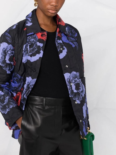 Ferragamo floral-print jacket - Black - zdjęcie produktu nr 2