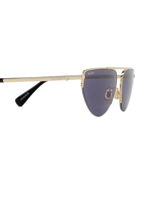 Max Mara Eyewear cat-eye frame sunglasses - Gold - zdjęcie produktu nr 2