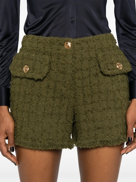 Versace Heritage tweed mini shorts - Green - zdjęcie produktu nr 2