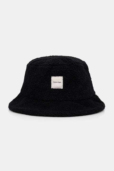 Calvin Klein kapelusz kolor czarny LV04F5055G - zdjęcie produktu nr 1