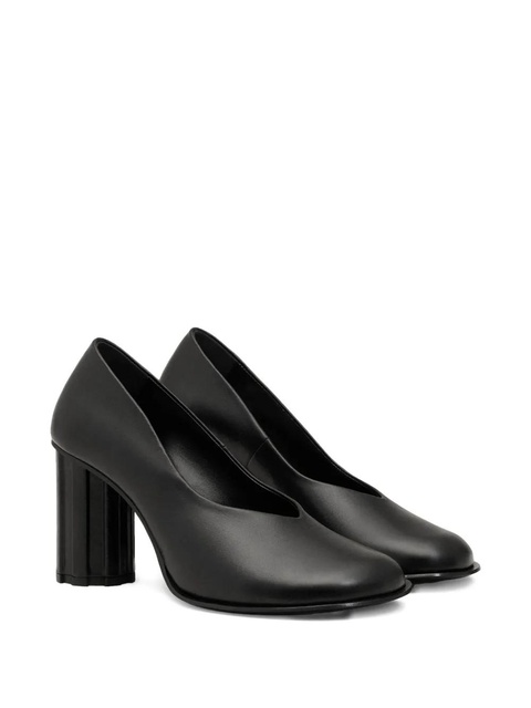 AMI Paris 60mm Piano anatomical-toe leather pumps - Black - zdjęcie produktu nr 2