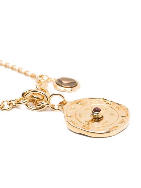 Chloé coin jasper gem charm necklace - Gold - zdjęcie produktu nr 2