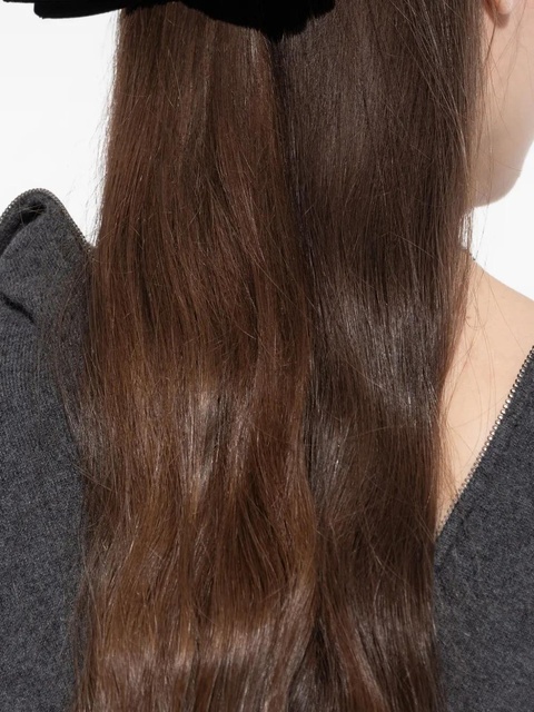 Balenciaga logo-detail bow hair clip - Black - zdjęcie produktu nr 2