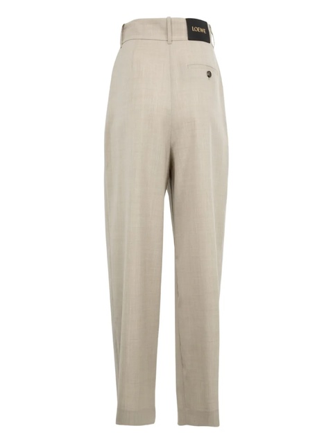 LOEWE pleated wrap trousers - Neutrals - zdjęcie produktu nr 2