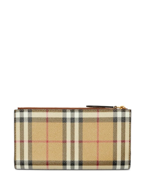 Burberry checked wallet - Neutrals - zdjęcie produktu nr 1