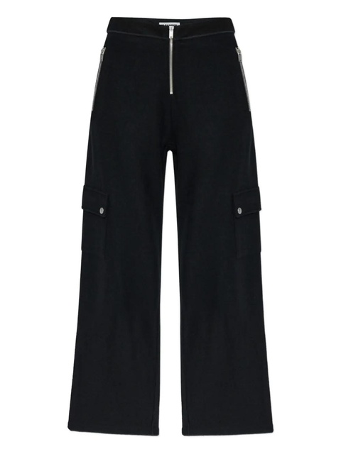 Jil Sander zip-fastening wool-blend trousers - Black - zdjęcie produktu nr 1