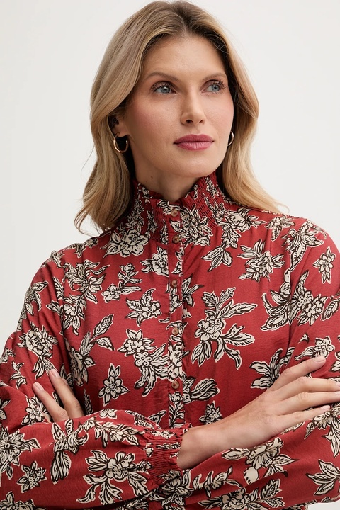 Pepe Jeans sukienka kolor pomarańczowy mini rozkloszowana PL9537693 - zdjęcie produktu nr 2