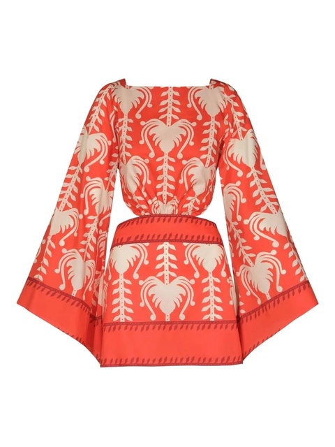 Johanna Ortiz Words of Wisdom dress - Red - zdjęcie produktu nr 1