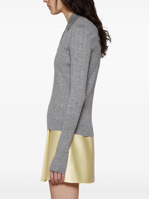 Givenchy 4G-detail wool polo top - Grey - zdjęcie produktu nr 2