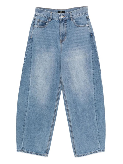 Eleh cotton straight jeans - Blue - zdjęcie produktu nr 2