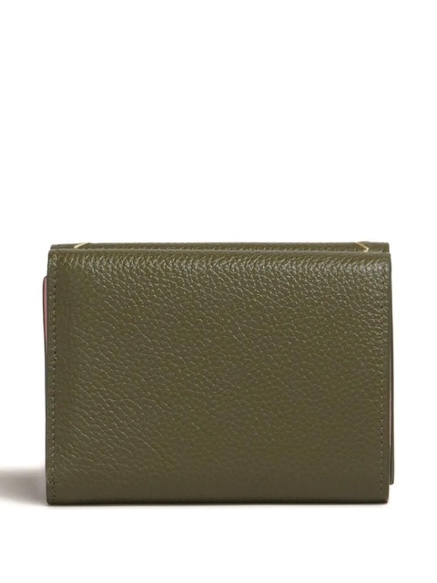 Marni textured leather bi-fold wallet - Green - zdjęcie produktu nr 2
