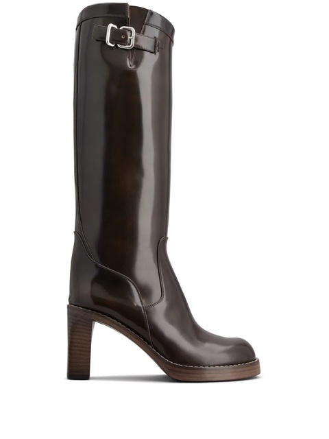 Tod's leather boots - Brown - zdjęcie produktu nr 1