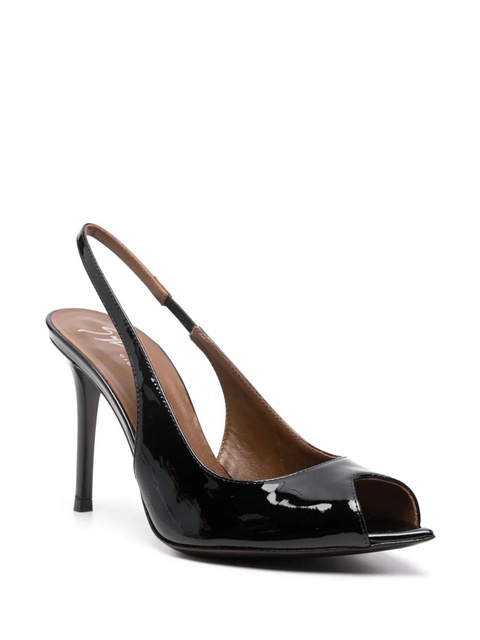 Giuseppe Zanotti 90mm Intriigo Open Toe sandals - Black - zdjęcie produktu nr 2