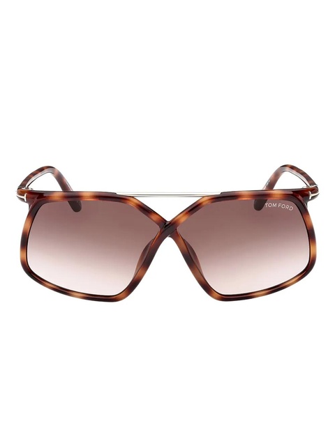 TOM FORD Eyewear oversize-frame sunglasses - Brown - zdjęcie produktu nr 1