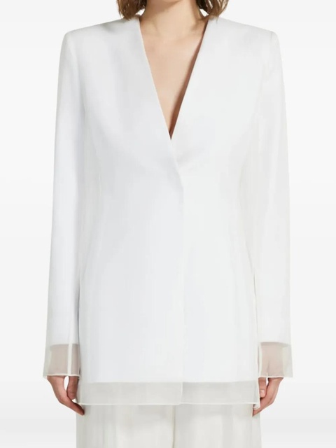 Max Mara double-layered organza jacket - White - zdjęcie produktu nr 2
