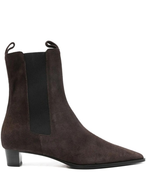 Aeyde Kiki suede Chelsea boots - Brown - zdjęcie produktu nr 1