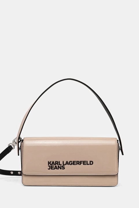 Karl Lagerfeld Jeans torebka kolor beżowy A1W30257 - zdjęcie produktu nr 1