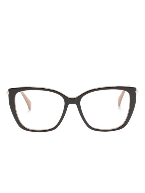 Max Mara Eyewear butterfly-frame glasses - Brown - zdjęcie produktu nr 1