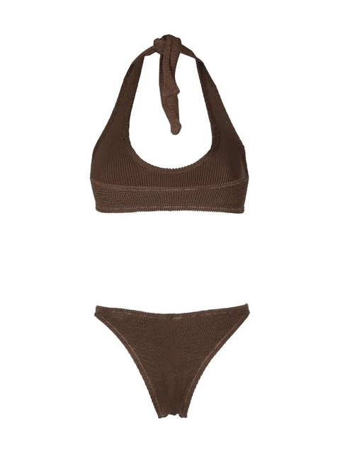 Reina Olga Pilou Scrunch bikini - Brown - zdjęcie produktu nr 2