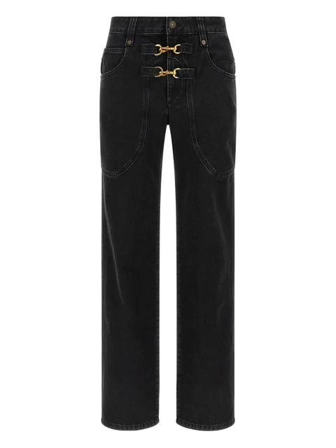 ISABEL MARANT Brinley carabiner-fastening jeans - Black - zdjęcie produktu nr 1