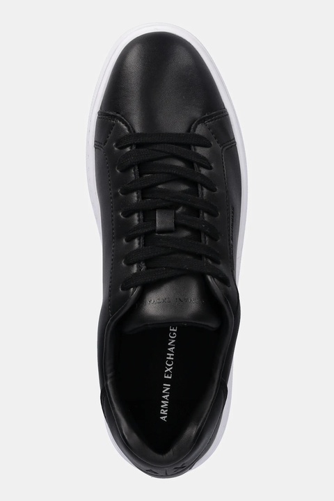 Armani Exchange sneakersy skórzane damskie kolor czarny XW000295 AF11912 UC001 - zdjęcie produktu nr 2